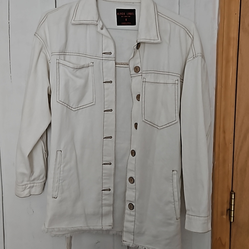 Women's black label button up jacket
